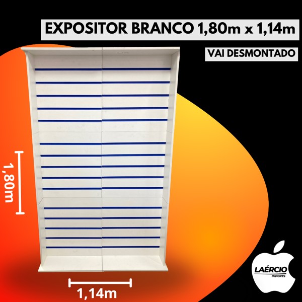EXPOSITOR BRANCO 1,80m x 1,14m