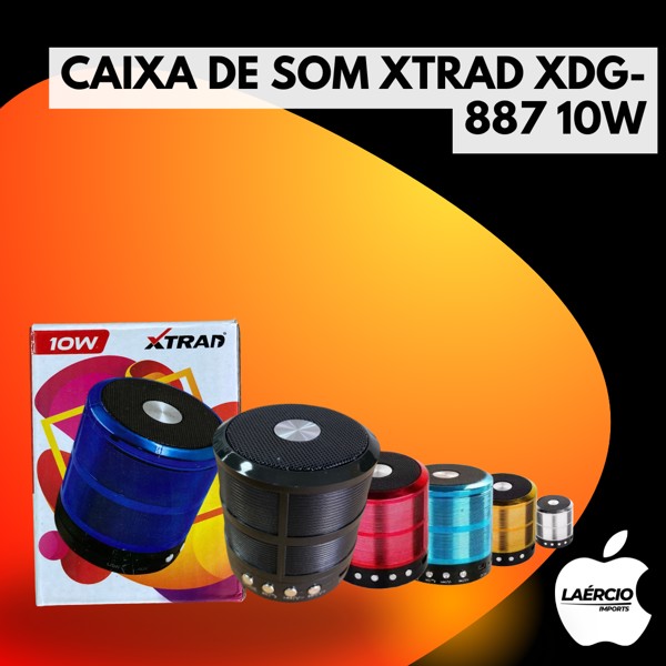 CAIXA DE SOM XTRAD XDG-887 10W