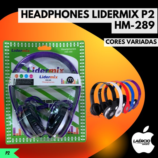 HEADPHONES LIDERMIX P2 HM-289