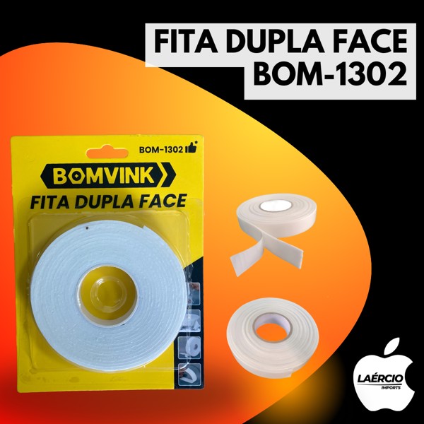 FITA DUPLA FACE BOM-1302