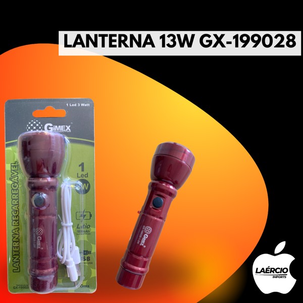 LANTERNA 13W GX-199028