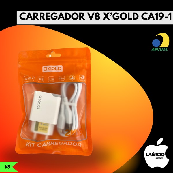 CARREGADOR V8 X’GOLD CA19-1