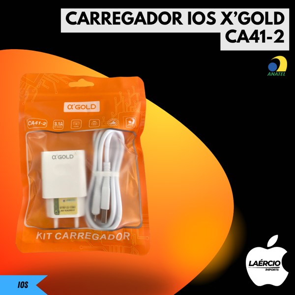 CARREGADOR IOS X’GOLD CA41-2