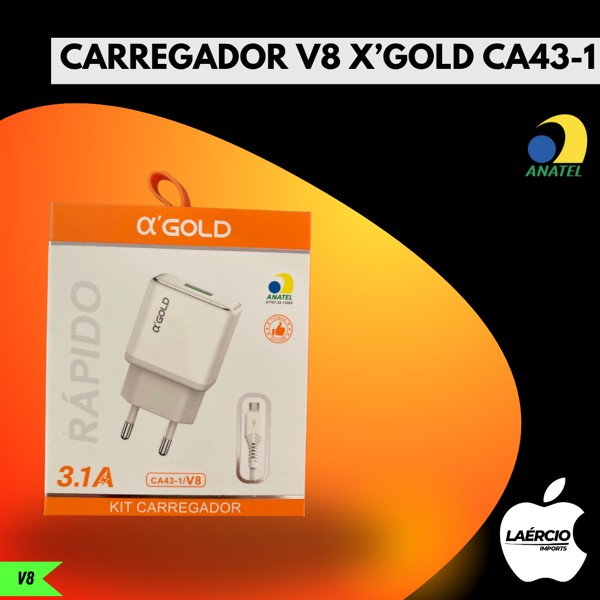 CARREGADOR V8 X’GOLD CA43-1