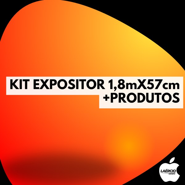 KIT MONTE A SUA LOJA- PAINEL 1,80mX 57cm+ PRODUTOS 17052025