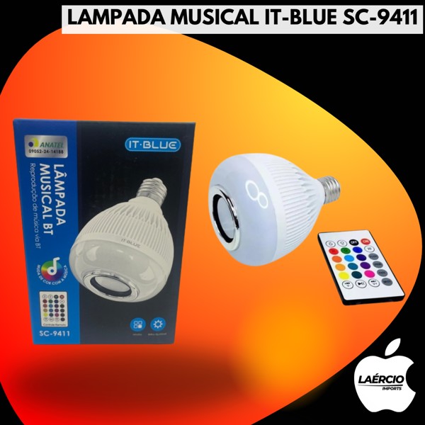 LAMPADA MUSICAL IT-BLUE SC-9411