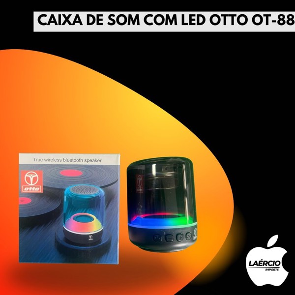 CAIXA DE SOM COM LED OTTO OT-88